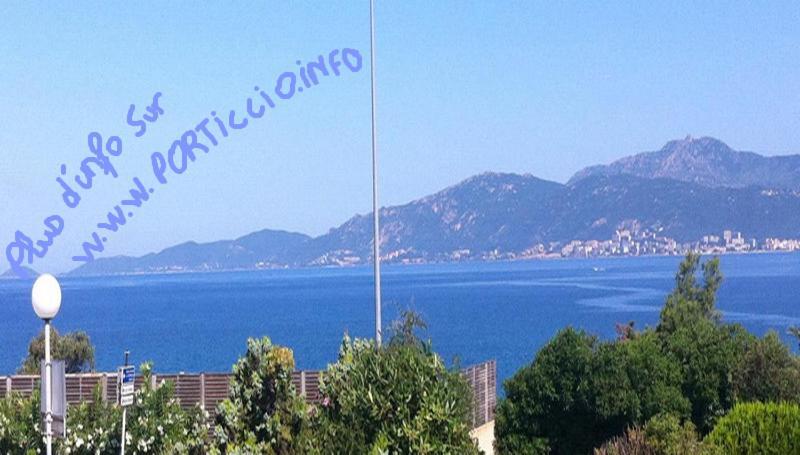 Vue Mer Panoramique Plage 50M Porticcio Corse Exterior foto