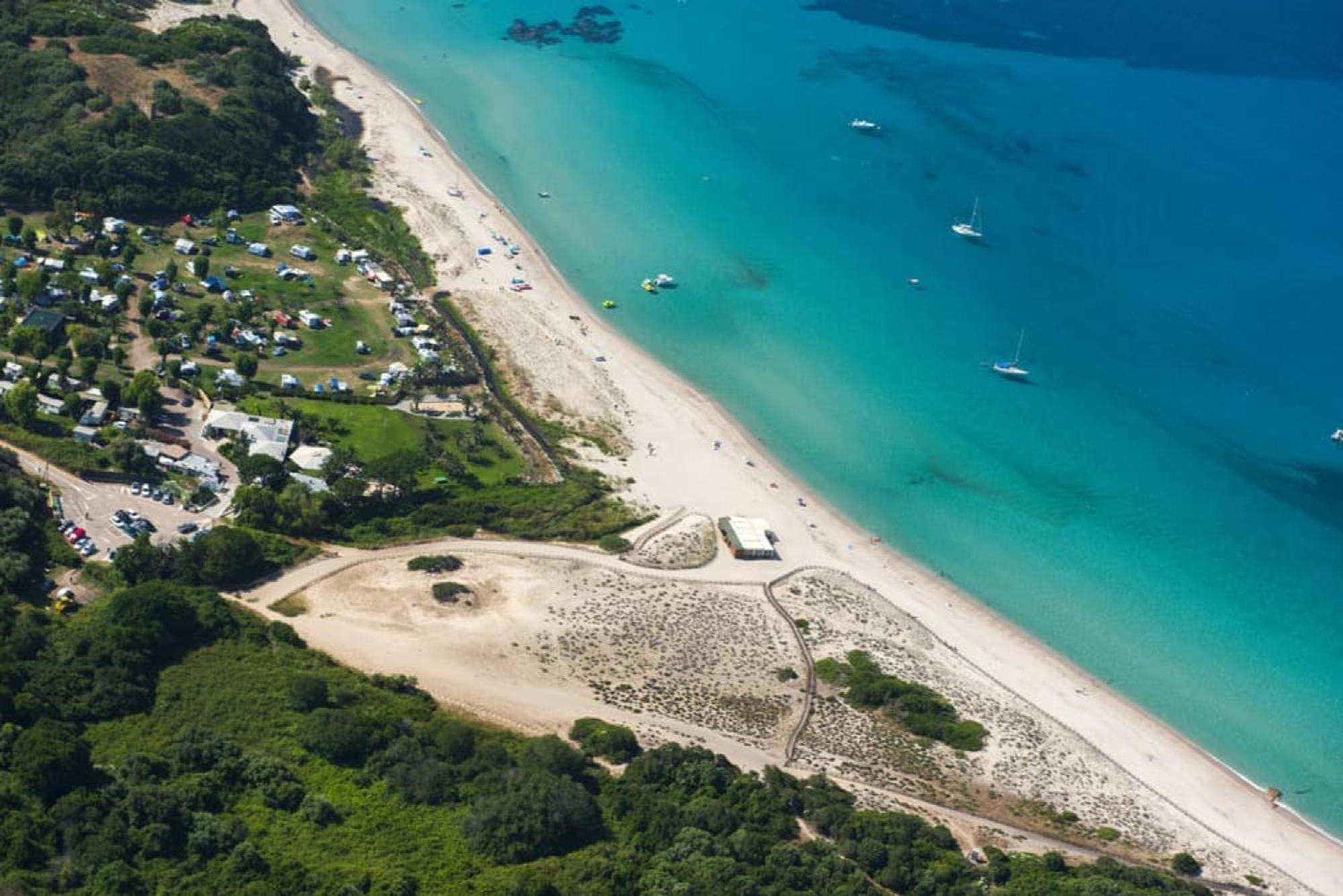 Vue Mer Panoramique Plage 50M Porticcio Corse Exterior foto